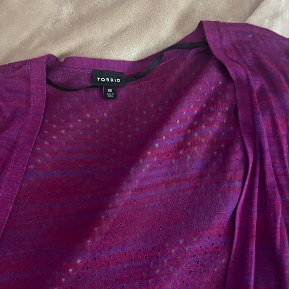 Torrid Long line cardigan short sleeves - Picture 4 of 4